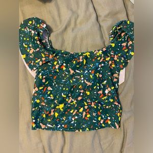 Kortni Jeane Ruffled Around Top